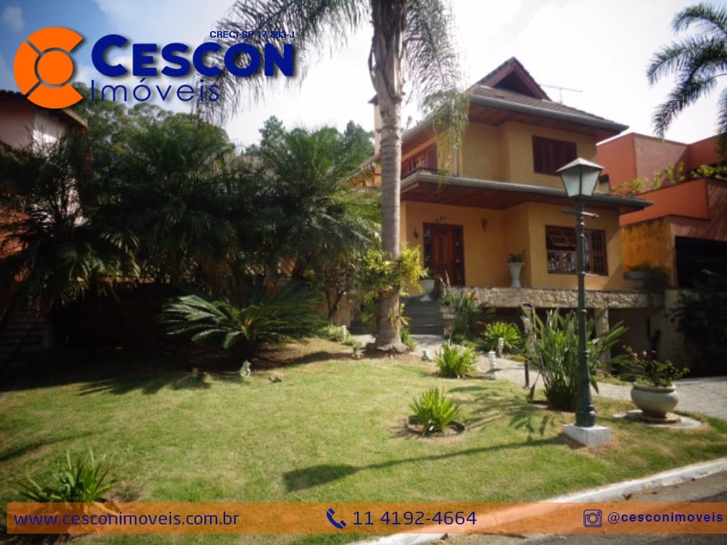 Casa com 4 quartos e 4 suítes em Aldeia da Serra, Barueri