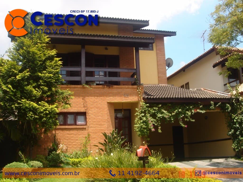Casa com 4 quartos e 2 suítes em Aldeia da Serra, Santana de Parnaíba — foto 1 de 19