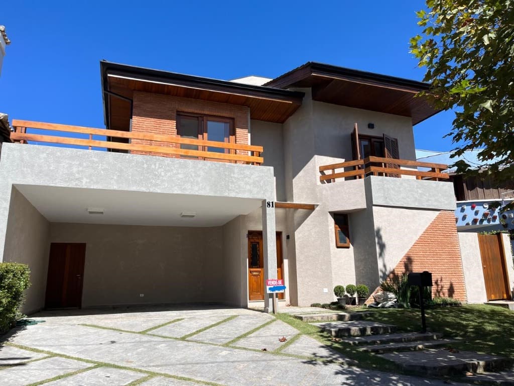 Casa em Condomínio de Luxo na Aldeia da Serra: 4 quartos, 2 suítes, 6 banheiros, 4 vagas, 365m² - Santana de Parnaíba-SP — foto 1 de 34