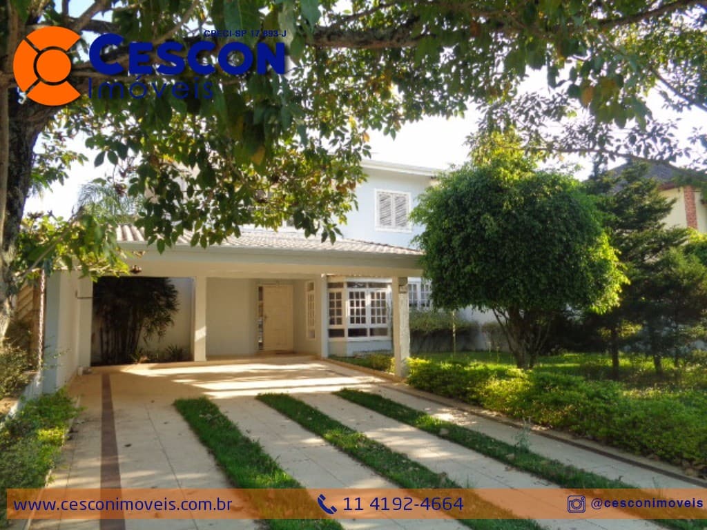 Casa em condomínio na Aldeia da Serra, Santana de Parnaíba-SP: 3 quartos, 3 suítes e 350m². — foto 1 de 22